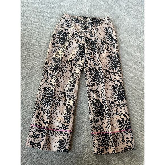 J crew cheetah linen cotton blend pants set with pink trim
Top S pants 4 - Picture 3 of 9